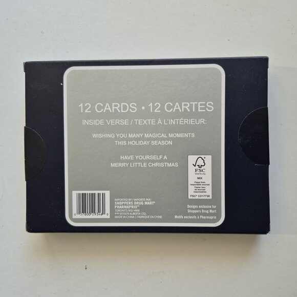 Pack of 12 Christmas Cards - Picture 2 of 4